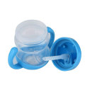 Baby Trinkflasche Trainingsbecher mit Griff Strohhalm Baby Trinkbecher